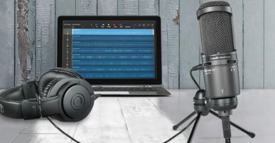 dictating with the audio technica at2020 usb condensere mic